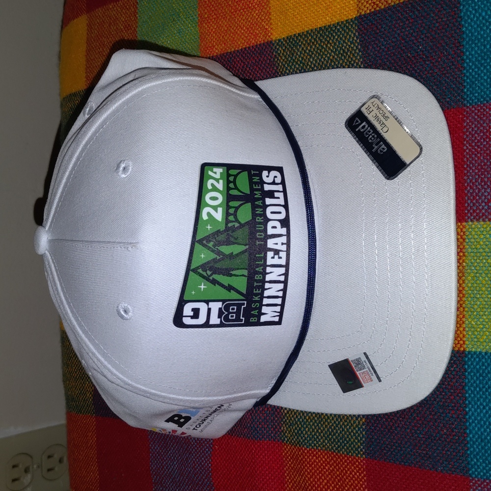 2024 Big Ten Basketball Tournament in Minneapolis Snapback Hat Cap w/Rope New